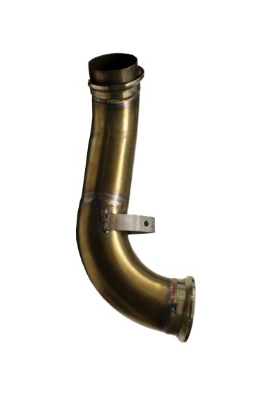 Exhaust system compatible with Ktm Duke 890 2021-2023, Decatalizzatore, Decat pipe 