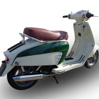 Scarico compatibile con Lambretta Lambretta 125 - 150 Milano 2012-2014, Ultracone lucido, Scarico completo omologato,fornito con db killer estraibile e collettore