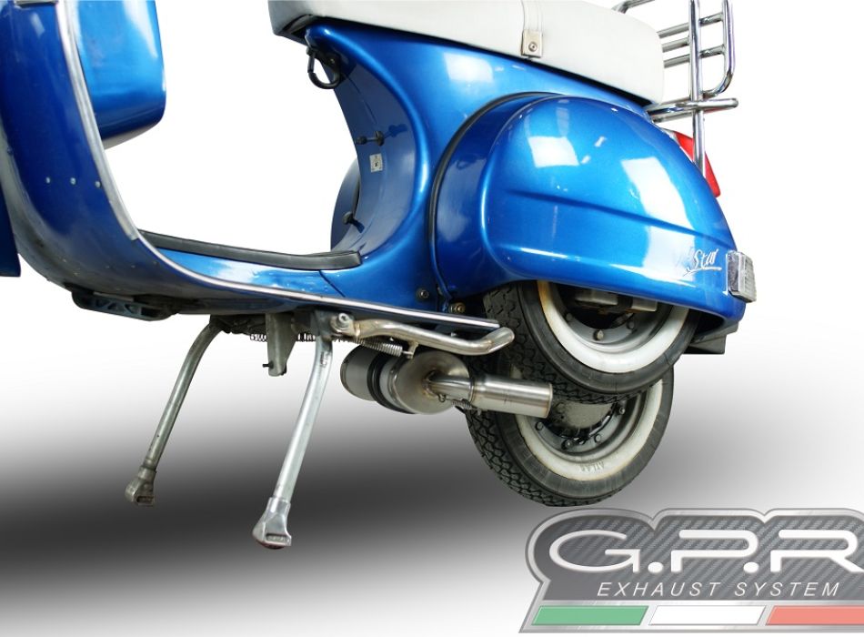 Exhaust Vespa Lml Star 200 Tempi Complete GPR Aluminum Exhaust