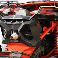 Scarico compatibile con Can Am Maverick X3 Turbo Buggy 2017-2023, Deeptone Atv, Scarico omologato, silenziatore con db killer estraibile e raccordo specifico