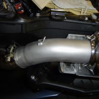 Exhaust compatible with Yamaha MT-01 2005-2011, Inox Tondo, Dual Homologated legal slip-on exhaust including removable db killers and link pipes 