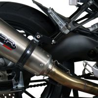 Exhaust compatible with Yamaha Tracer 9 GT 2021-2024, M3 Inox , Homologated legal full system exhaust, including removable db killer and catalyst 