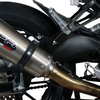 Scarico compatibile con Yamaha Tracer 9 GT 2021-2023, GP Evo4 Poppy, Scarico completo omologato,fornito con db killer estraibile,catalizzatore e collettore