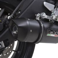 Scarico compatibile con Yamaha Mt 125 2017-2019, Furore Evo4 Nero, Scarico completo omologato,fornito con db killer estraibile,catalizzatore e collettore
