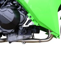 Scarico compatibile con Kawasaki Ninja 300 R 2012-2017, Deeptone Inox, Scarico completo omologato,fornito con db killer estraibile,catalizzatore e collettore