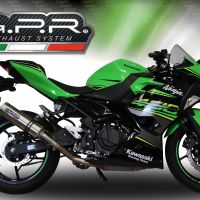 Exhaust compatible with Kawasaki Ninja 400 2018-2022, M3 Inox , Racing full system exhaust 