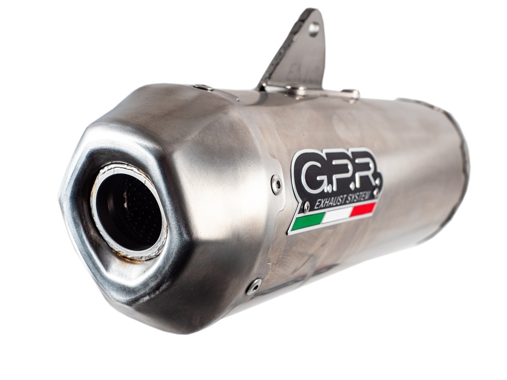 Exhaust system compatible with Husqvarna FC 350 2019-2023, Pentacross Inox, Racing full system exhaust, including removable db killer/spark arrestor 