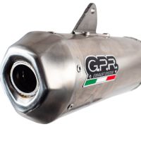 Exhaust system compatible with Ktm EXC-F 350 2020-2023, Pentacross Inox, Racing full system exhaust, including removable db killer/spark arrestor 