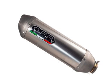 Exhaust system compatible with Gas Gas MC 450F 2024-2025, Pentacross Inox, Racing full system exhaust, including removable db killer/spark arrestor 