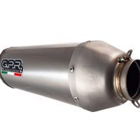 Exhaust system compatible with Gas Gas MC 450F 2024-2025, Pentacross Inox, Racing full system exhaust, including removable db killer/spark arrestor 
