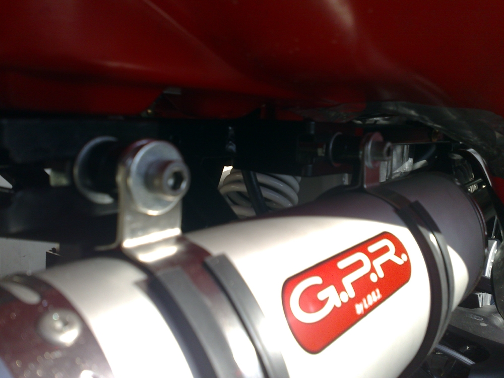 Exhaust compatible with Polaris Trail Blazer 330 2003-2008, Deeptone Atv, Homologated legal full system exhaust, including removable db killer 