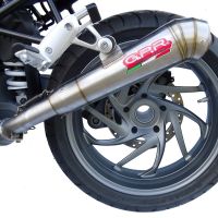 Exhaust system compatible with Bmw R 1200 R 2011-2014, Powercone Evo, Homologated legal slip-on exhaust including removable db killer and link pipe 
