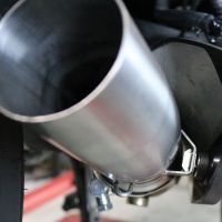 Exhaust system compatible with Bmw R 1250 R - Rs 2021-2024, Dual Inox, Homologated legal slip-on exhaust including removable db killer and link pipe 