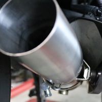 Exhaust system compatible with Bmw R 1250 R - Rs 2019-2020, M3 Titanium Natural, Homologated legal slip-on exhaust including removable db killer and link pipe 