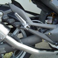 Exhaust system compatible with Cagiva X-Raptor 1000 2002-2002, Satinox , Dual Homologated legal slip-on exhaust including removable db killers and link pipes 