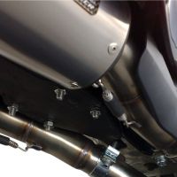 Scarico compatibile con Yamaha Yzf 1000 R1 2007-2008, M3 Inox , Coppia di terminali di scarico omologati, forniti con db killer removibili e raccordi specifici