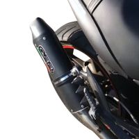 Exhaust compatible with Cagiva X-Raptor 1000 2002-2002, Furore Nero, Dual Homologated legal slip-on exhaust including removable db killers and link pipes 