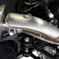 Exhaust compatible with Royal Enfield Himalayan 410 2021-2024, Albus Evo4, Homologated legal slip-on exhaust including removable db killer, link pipe and catalyst 