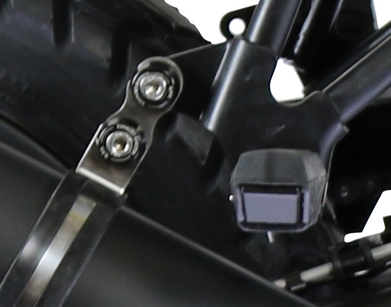 Exhaust compatible with Royal Enfield Himalayan 410 2021-2024, Albus Evo4, Homologated legal slip-on exhaust including removable db killer, link pipe and catalyst 