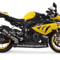Exhaust compatible with Bmw S 1000 Rr 2009-2011, Gpe Ann. titanium, Homologated legal slip-on exhaust including removable db killer and link pipe 