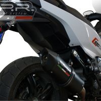 Scarico compatibile con Bmw C 650 Sport 2016-2020, Furore Evo4 Nero, Scarico omologato, silenziatore con db killer estraibile e raccordo specifico