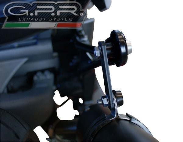 Scarico compatibile con Bmw C 650 Sport 2016-2020, Furore Evo4 Nero, Scarico omologato, silenziatore con db killer estraibile e raccordo specifico