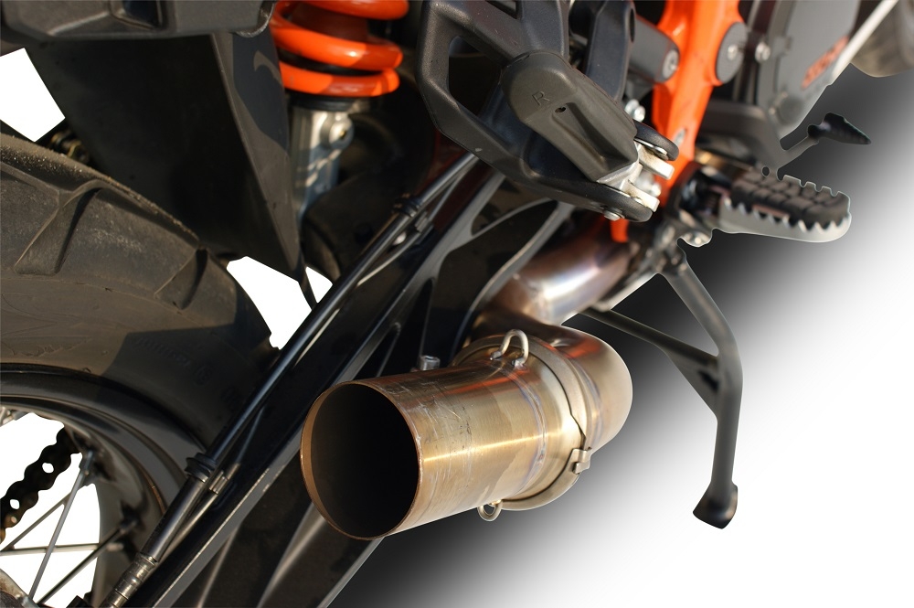 Exhaust compatible with Ktm LC 8 Super Adventure 1290 - S - R - T 2017-2020, Decatalizzatore, Decat pipe 