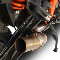 Exhaust compatible with Ktm LC 8 Super Adventure 1290 - S - R - T 2017-2020, Decatalizzatore, Decat pipe 