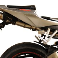 Scarico compatibile con Honda Cbr 600 Rr 2005-2006, Deeptone Inox, Terminale di scarico omologato,fornito con db killer estraibile,catalizzatore e collettore