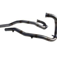 Scarico compatibile con Honda Dominator Nx 650 1988-2001, Decatalizzatore, Collettore tubo decatalizzatore
