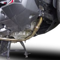 Scarico compatibile con Honda X-Adv 750 2021-2024, Decatalizzatore, Collettore decatalizzore, applicazione racing