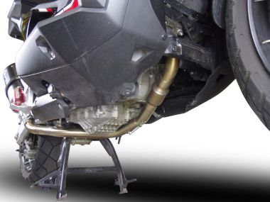 Scarico compatibile con Honda X-Adv 750 2016-2020, Decatalizzatore, Collettore decatalizzore, applicazione racing