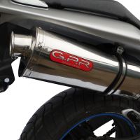 Exhaust system compatible with Honda Hornet Cb 600 F 2003-2006, Trioval, Homologated legal slip-on exhaust including removable db killer and link pipe 