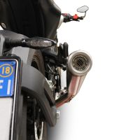 Scarico compatibile con Husqvarna Svartpilen 701 2018-2020, Powercone Evo, Scarico omologato, silenziatore con db killer estraibile e raccordo specifico