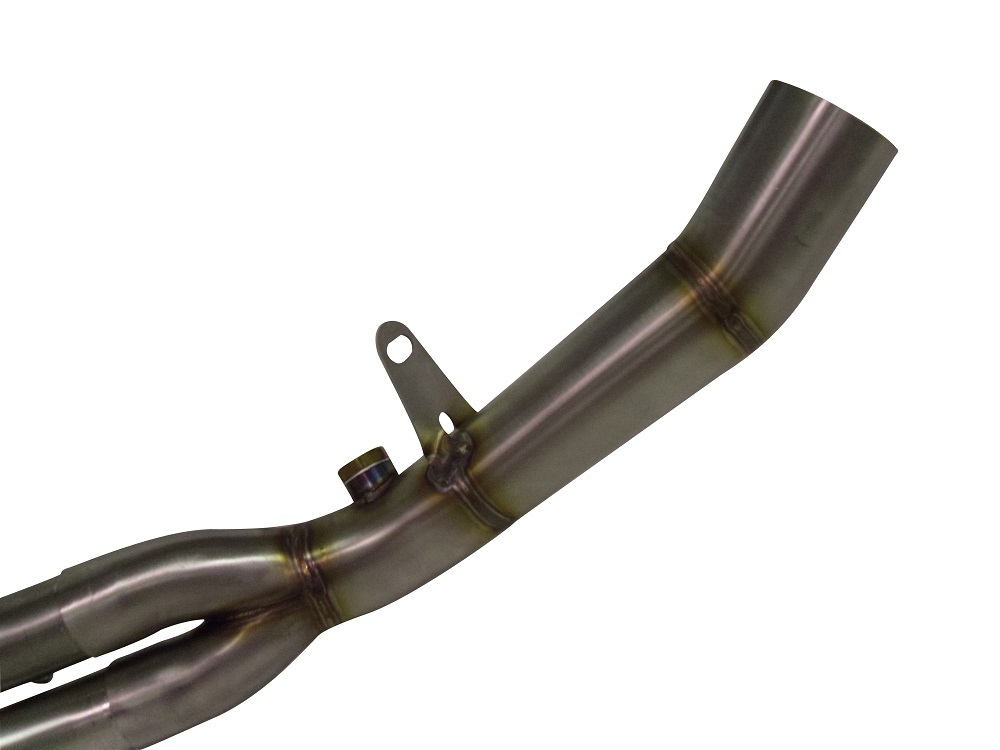 Scarico compatibile con Husqvarna Nuda 900 - Nuda 900 R 2012-2013, Decatalizzatore, Collettore decatalizzore, applicazione racing