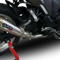 Scarico compatibile con Kawasaki Versys-X 300 2017-2021, Powercone Evo, Terminale di scarico omologato,fornito con db killer estraibile,catalizzatore e collettore