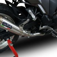 Scarico compatibile con Kawasaki Versys-X 300 2022-2023, Powercone Evo, Terminale di scarico omologato,fornito con db killer estraibile,catalizzatore e collettore