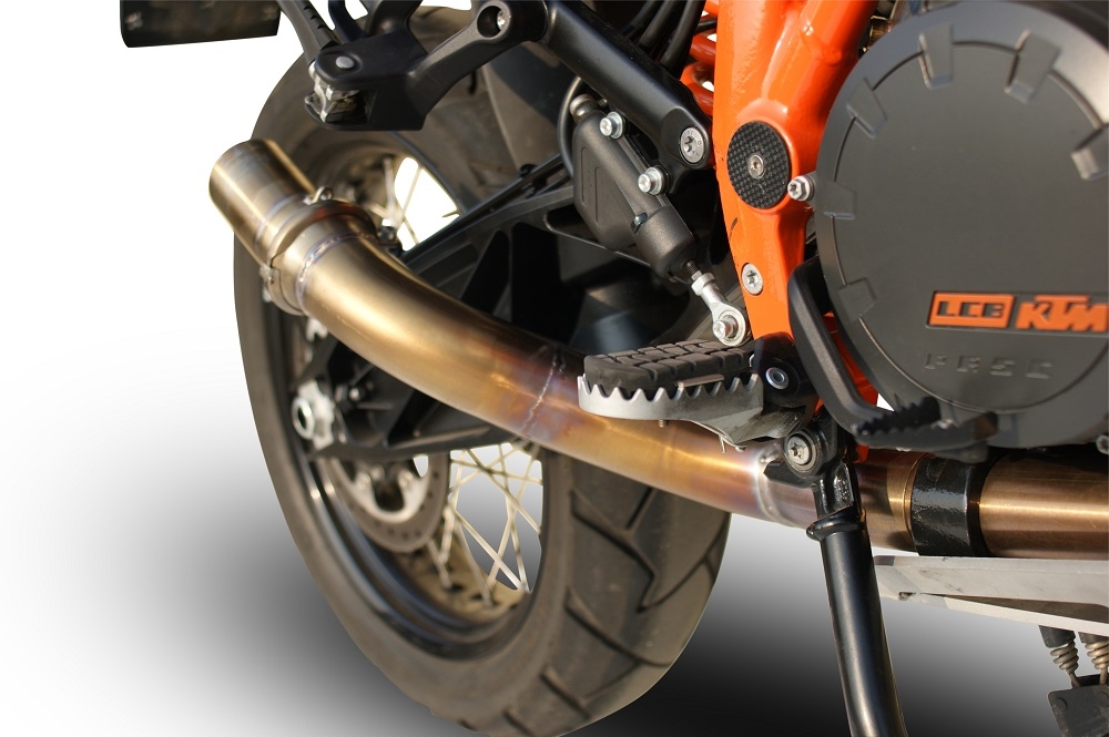 Exhaust compatible with Ktm LC 8 Super Adventure 1290 - S - R - T 2017-2020, Decatalizzatore, Decat pipe 