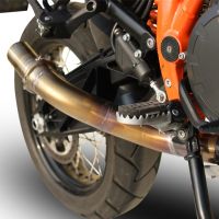 Exhaust compatible with Ktm LC 8 Super Adventure 1290 - S - R - T 2017-2020, Decatalizzatore, Decat pipe 