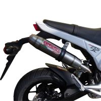 Scarico compatibile con Honda Msx - Grom 125 2018-2020, Deeptone Inox, Scarico omologato, silenziatore con db killer estraibile e raccordo specifico