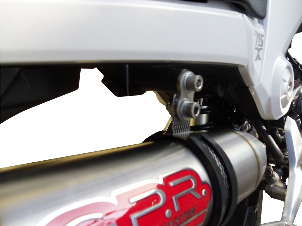 Scarico compatibile con Honda Msx - Grom 125 2018-2020, Deeptone Inox, Scarico completo racing,fornito con collettore specifico, non legale per uso stradale