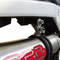 Scarico compatibile con Honda Msx - Grom 125 2018-2020, Deeptone Inox, Scarico omologato, silenziatore con db killer estraibile e raccordo specifico