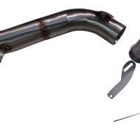 Exhaust system compatible with Mv Agusta F3 675 2017-2020, GP Evo4 Black Titanium, Homologated legal slip-on exhaust including removable db killer, link pipe and catalyst 