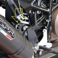 Scarico compatibile con Husqvarna Svartpilen 701 2018-2020, GP Evo4 Titanium, Scarico omologato, silenziatore con db killer estraibile e raccordo specifico