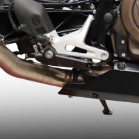 Scarico compatibile con Husqvarna Svartpilen 701 2018-2020, GP Evo4 Titanium, Scarico omologato, silenziatore con db killer estraibile e raccordo specifico