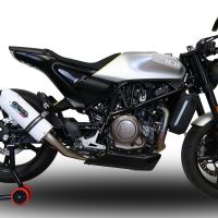 Scarico compatibile con Husqvarna Vitpilen 701 2018-2020, Albus Evo4, Scarico omologato, silenziatore con db killer estraibile e raccordo specifico