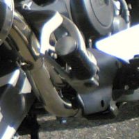 Exhaust compatible with Yamaha Xtz 750 Supertenere 1989-1997, Trioval, Homologated legal slip-on exhaust including removable db killer and link pipe 
