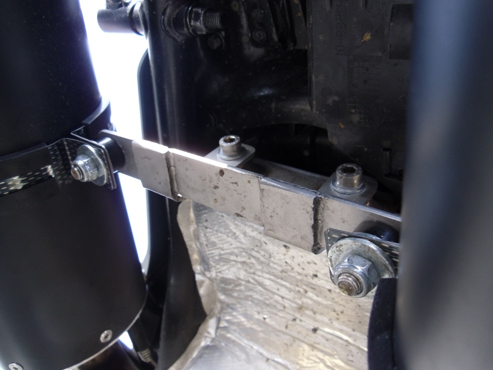 Scarico compatibile con Yamaha Xt 660 Z Teneré 2008-2016, Satinox , Coppia di terminali di scarico omologati, forniti con db killer removibili e raccordi specifici