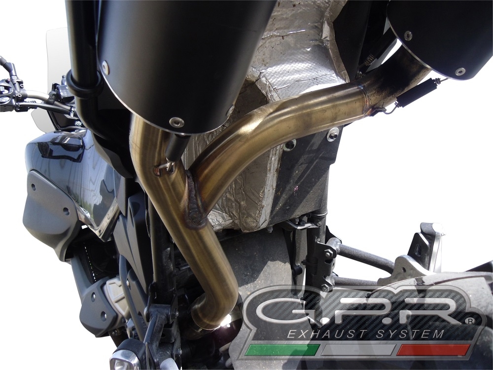 Scarico compatibile con Yamaha Xt 660 Z Teneré 2008-2016, Satinox , Coppia di terminali di scarico omologati, forniti con db killer removibili e raccordi specifici