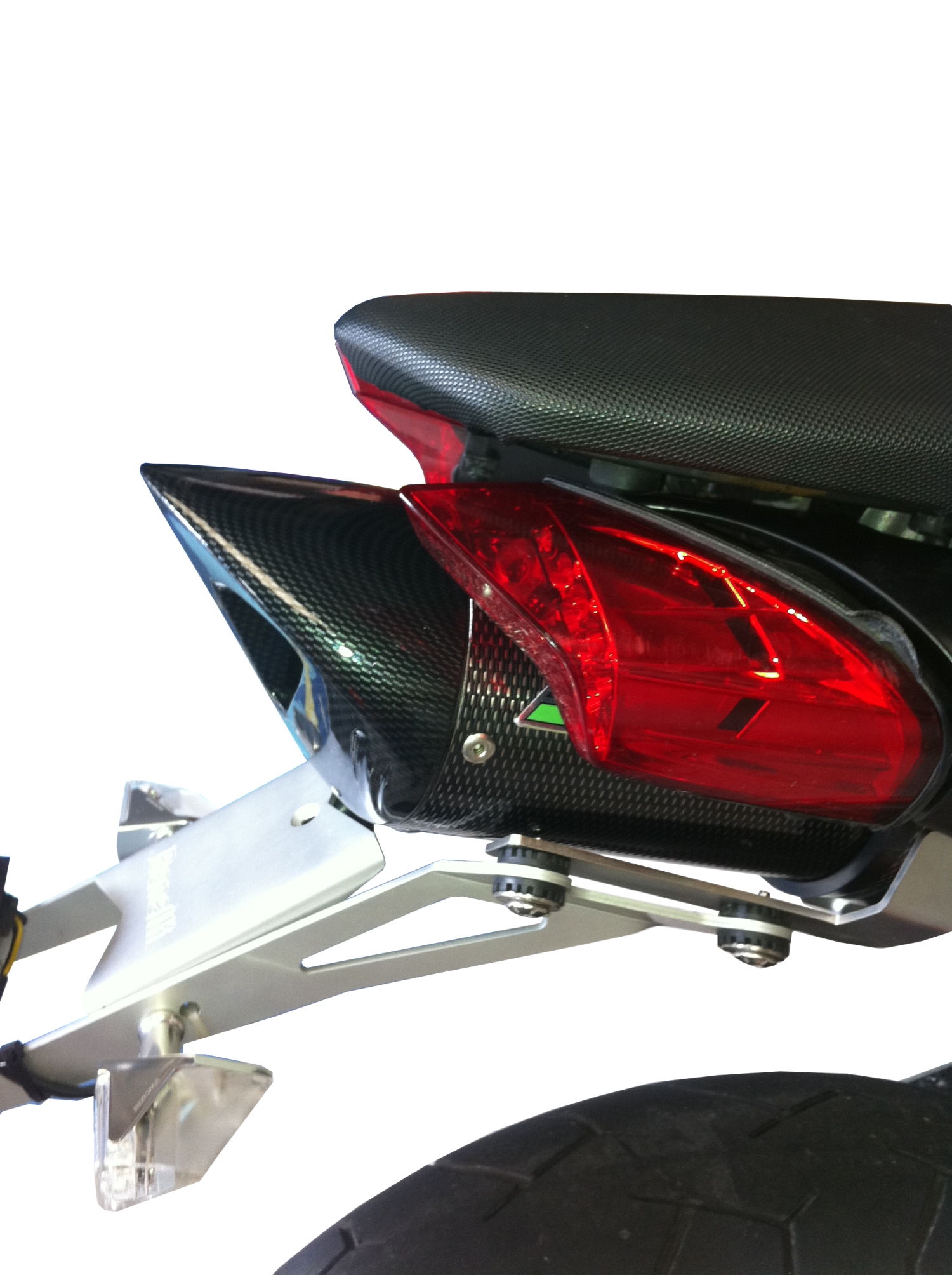 Exhaust compatible with Benelli Tnt 899 2008-2016, Tiburon Poppy, Homologated legal slip-on exhaust including removable db killer and link pipe 
